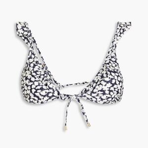 VIX PAULA HERMANNY
Julien Ruffled Floral-Print Triangle Bikini TOP ONLY